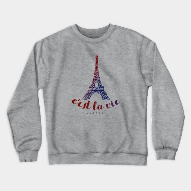 Lovely Paris | Gradient T-shirt Crewneck Sweatshirt by OutfittersAve